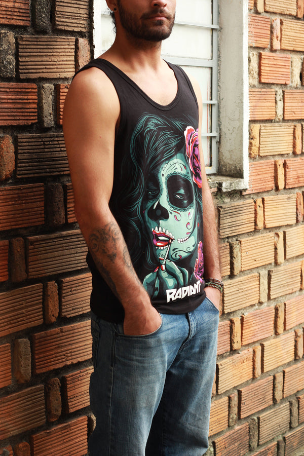 Catrina Flowers Tank