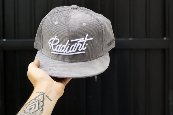 Gray Corduroy Snapback